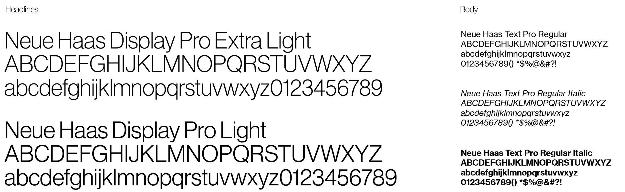 Neue Haas Pro