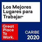 Great place to work award caribe 2020