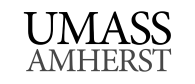 The image shows the Amherst College logo, featuring a stylized letter 'A' with 'AMHERST' written below in capital letters.